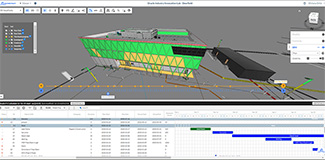 Oracle 4D schedule: visualizing concurrent activities and future work ahead